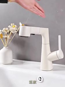 Pull-out Adjustable Temperature Basin Faucet