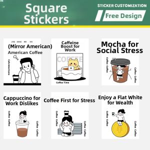 Custom Waterproof Cup Stickers