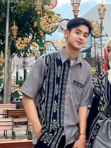 AHNAF DRESS BAJU KAPELAN PASANGAN TENUN TERBARU NAOMI GREY