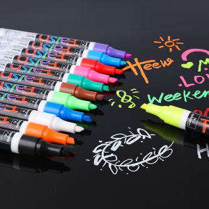 Fluorescent Pen for LED Electronic Screen Advertising Board Erasable Glowing Colorful Whiteboard Pen Night Light Pen
