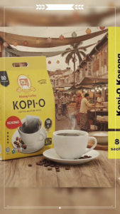 Kluang Coffee Cap Televisyen Kopi-O Kosong Eco Pek (80s x 10g) & (20s x 10g)
