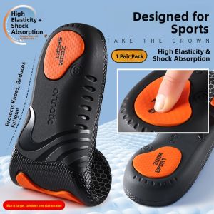 FUYOU | Arch Support Insoles Soft Bottom Thickened Shock Absorption High Elasticity Anti-Fatigue Breathable