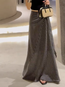 MANMI | Fashion Stripe A-line Summer Skirt