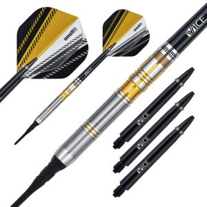 ONE80 SOFT TIP DARTS - 17.5G LYLIAN LE CHALVEZ SIGNATURE VHD TUNGSTEN DART SET ORIGINAL STEEL DART