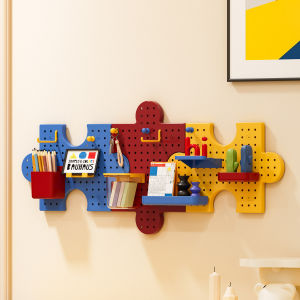 Wall-mounted No-drilling Hole Pegboard Storage Rack