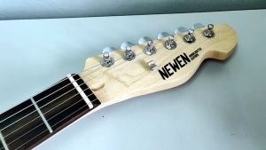 Newen Electric Guitar ST Mustang Guitar Rosewood Fretboard Humbucker Pick Up Sunburst