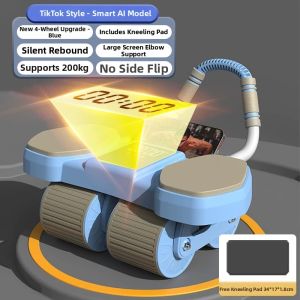 SHENWO | Automatic Rebound Smart 4-Wheel Ab Wheel Roller