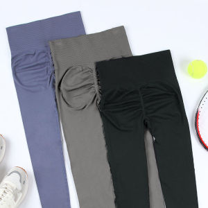 CHRLEISURE Women Yoga Leggings: High Waist Fitness Running Pants Quick Dry Jogging Workout Tight Casual Sportswear