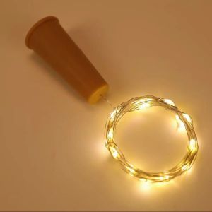 Bar LED Wine Bottle Cork 2M String Lights Christmas Decoration Led Lamp Bottle Fairy Lights Holiday Copper Wire Lights String