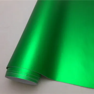 Various Colors Matte Satin Chrome Metallic Vinyl Wrap Film Car Sticker Decal Laptop Phone Motorcycle Graphic