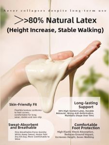 ZHIHAOEN | Height Increasing Latex Insole Pads