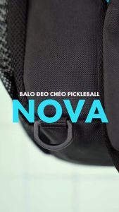 Balo đeo chéo Pickleball Bulbal Nova có ngăn đựng vợt riêng biệt chất liệu 600D Chống thấm nước chậm.đa ngăn tiện ích