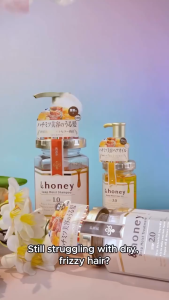 &honey Deep Moist Shampoo 440ml Treatment 445g/ Hair Oil 100ml /Hair Pack 130g Refill Made in Japan