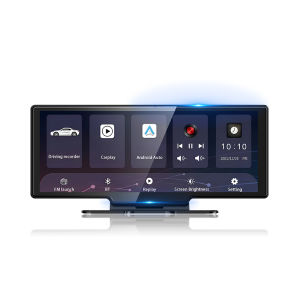 T30 Car DVR Media Player 10.26 4K Wifi Network Carplay Android Auto GPS Navigation Rearview Dash Cam Dual Lens Park Monitor