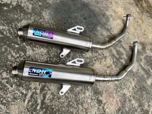 knalpot standar racing NDH speed inlet 38 Nmax Aerox Pcx Vario Lexi Adv full Stainless Steel suara bass adem gerung