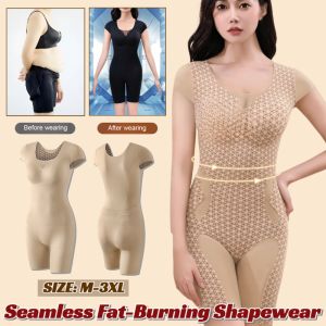 Fat-Burning Shapewear For Improving Physique Tummy Control Bodysuit Shapewear Seamless One Piece Body Shaper Butt Lifter Plus Size