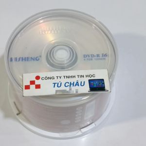 Đĩa DVD Trắng Risheng 16X DVD-R 4.7GB DATA -120MIN VIDEO / Lốc 50 Đĩa
