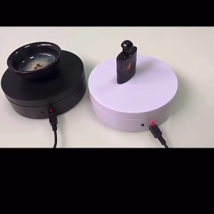 COD TaffSTUDIO Alas Putar Fotografi Produk Live Konten 360 Derajat Rotating Display Stand Base 13cm