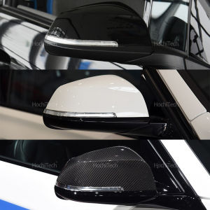 Carbon Fiber Car Side Door Rearview Side Mirror Cover Cap Parts F34 F32 F33 F36 E84 F87 I3 for BMW F20 F21 F22 F23 F30 White