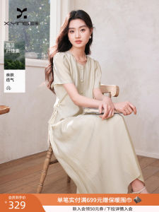 Soft French Style Two-Piece Set for Women Oatmeal Color Drawstring Top Half Skirt Whole Set Summer New Arrival Gentle Fashion