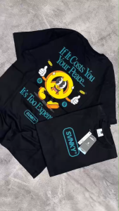 KAOS NEXTIME TSHIRT NEXTIME KAOS PRIA BAJU PRIA KAOS KATUN KAOS OVERSIZE NEXTIME COIN HITAM