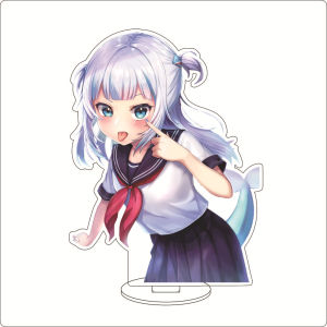 Bandai | 16CM Acrylic Hololive Vtuber Gawr Gura Lớn Đứng Hình Anime Cos Đồ Trang Trí Dễ Thương Sinh Nhật Quà Tặng Giáng Sinh Cho Người Hâm Mộ