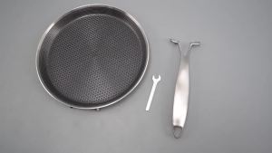 Stainless Steel Frying Pan Non-stick Cooking Honeycomb Dosa Pan Gas Stove Pot Induction Compatible Kitchen Pancake Pans Cookware