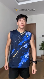 Áo Cầu Lông Quần Cầu Lông Bộ Cầu Lông Nam Nữ Chuyên Nghiệp Vải Thoáng Khí A1063 - V Badwear