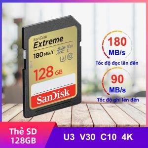 Thẻ Nhớ SanDisk Ultra/Extreme/Extreme PRO SD 32GB-256GB Class10 SDHC SDXC Flash U3 V30 4K UHD Dành Cho Máy Ảnh Máy Tính Bảng Máy Tính Xách Tay