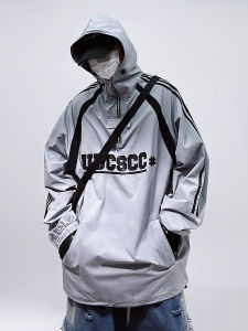 Hiphop Casual Loose Hooded Sun Protection Summer Jacket