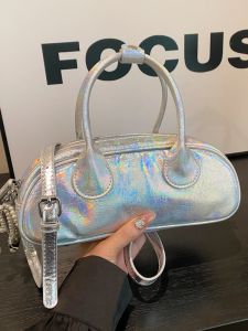 Fashionable Versatile Handbag Womens 2024 New Trendy High-End Pillow Shaped Single Shoulder Crossbody Bag Retro Style