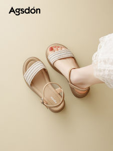 Agsdon | Platform Weaved Summer Sandals Female