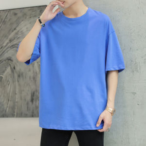 Summer Trendy Korean Style Loose Black Short Sleeve T-Shirt