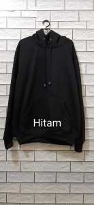 hoodie/sweater hitam oblong sz L