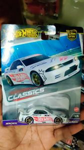 HOT WHEELS PREMIUM (ล้อยาง) : NISSAN SKYLINE GT-R (R32) PANDEM - ฮอตวิว CAR CULTURE ชุด MOEDRN CLASSICS 1/5  ของแท้พร้อมจัดส่ง FPY86