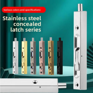 Concealed Stainless Steel Fire Door Bolt Heavy-Duty Fire-Resistant Security Lock for Commercial & Home Use