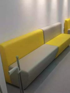 Early Education Center Kindergarten Waiting Area Sofa Seat Clinic Hair Salon Parent Rest Zone Narrow Bench Customizable