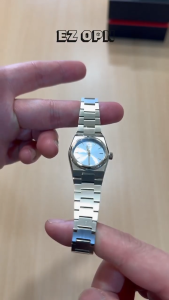 Tissot PRX 25mm Biru Muda Dial Quartz Watch Jam tangan wanita Original T137.010.11.351.00 - Biru Muda