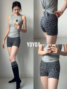 High Waist Yoga Pants Womens Fitness Shorts Breathable Slimming Abdomen Boosting Three-quarter Length Sporty Shorts