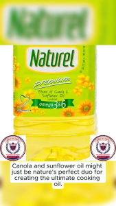 Naturel Premium Blend of Canola & Sunflower Cooking Oil 3l