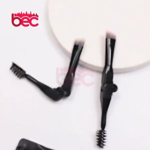 Kuas Lipat Eyebrow Brush 2 In 1 Model Lipat - Kuas Praktis 2in1 Dengan Sikat Alis Model Lipat