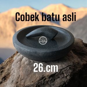 cobek batu asli termurah langsung dari pabrik ukuran 26.cm