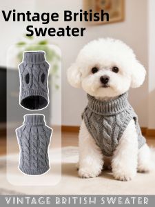VOA | British Style High-end Winter Dog Sweater