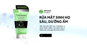 Gel rửa mặt sinh học dưỡng ẩm Truenano Bio Moisturing Facial wash 150ml - dành cho da khô và da thường