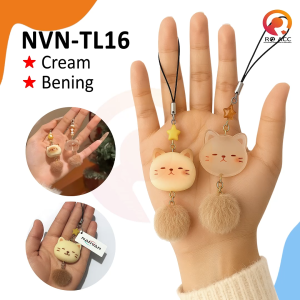 [RO ACC] NVN-TL16 TALI HP / KUNCI / TAS RANTAI KARAKTER KUCING LUCU