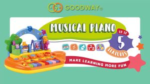 GOODWAY Piano Alat Musik Baterai Eco Friendly Music Toy Mainan Anak GW8627A