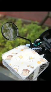 ถุงมือกันแดด กันฝน คู่ของถุงมือมอเตอร์ไซค์ ด้านล่างเป็นผ้าตาข่าย ระบายอากาศได้ดี G3290