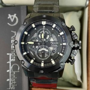 Jam Tangan Pria Alexandre Christie AC 6564 AC6564 Garansi Resmi 1 Tahun - Tali Rantai & Kulit Fitur Chrono Tanggal 5Atm Dengan Mineral Glass Dan Quartz - Lazada