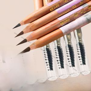 Wild Line Waterproof Eyebrow Pencil Double Head Hard Core Long-lasting Smudge-proof Makeup Artist Professional BBM Eyebrow Pen