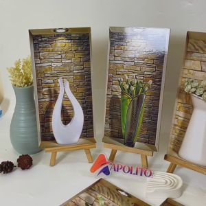 Hiasan Dinding Bunga Realistis Aesthetik (15x30 cm)